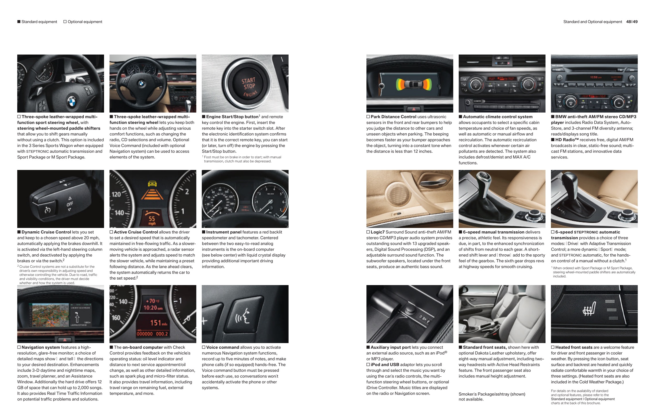 2010 BMW 3-Series Wagon Brochure Page 26